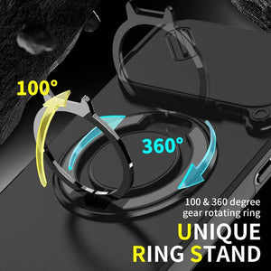 ChubbyArmor 2.0 - Military-Grade Shockproof Magnetic Case with Camera Slide & 360¡ã Kickstand Ring