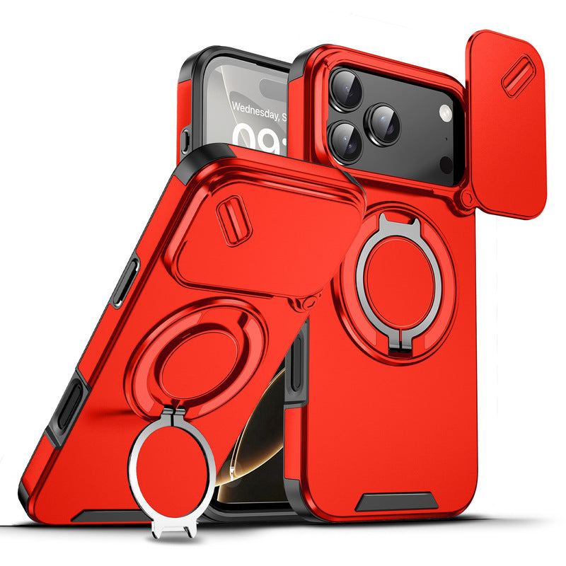 ChubbyArmor 2.0 - Military-Grade Shockproof Magnetic Case with Camera Slide & 360¡ã Kickstand Ring