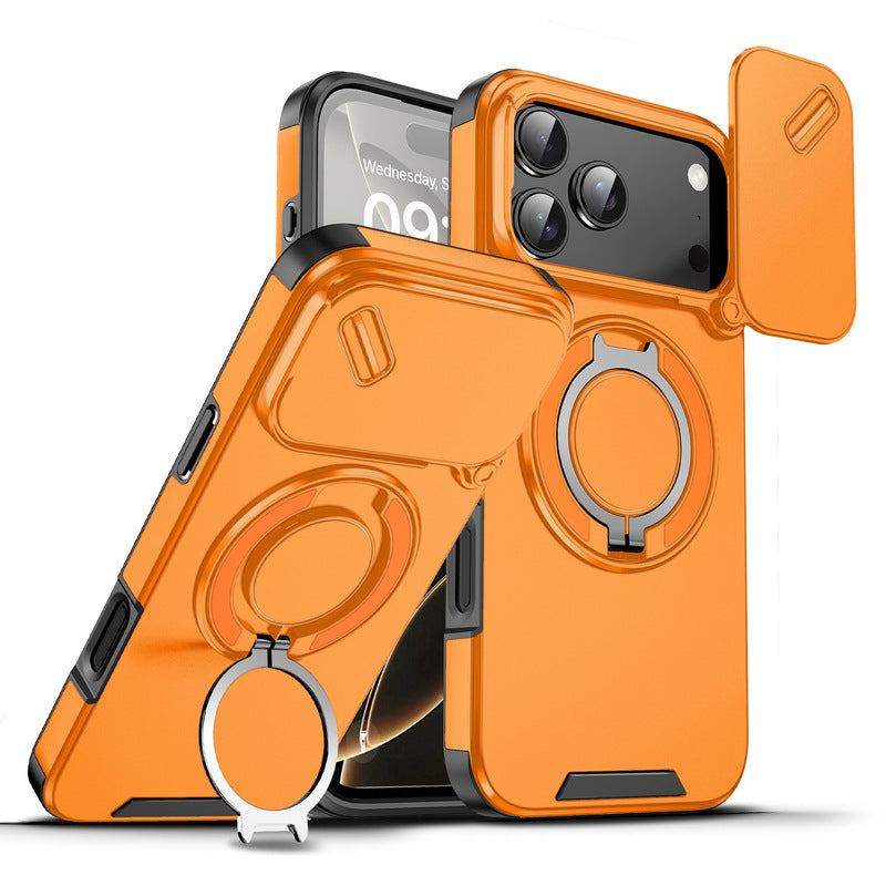 ChubbyArmor 2.0 - Military-Grade Shockproof Magnetic Case with Camera Slide & 360¡ã Kickstand Ring