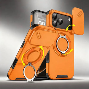 ChubbyArmor 2.0 - Military-Grade Shockproof Magnetic Case with Camera Slide & 360¡ã Kickstand Ring