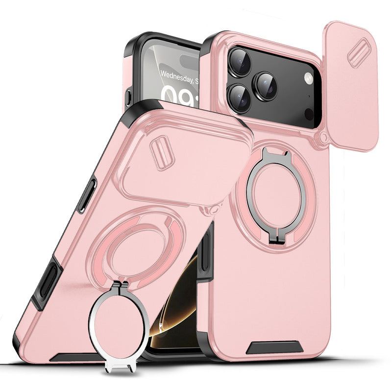 ChubbyArmor 2.0 - Military-Grade Shockproof Magnetic Case with Camera Slide & 360¡ã Kickstand Ring