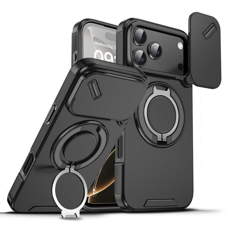 ChubbyArmor 2.0 - Military-Grade Shockproof Magnetic Case with Camera Slide & 360¡ã Kickstand Ring