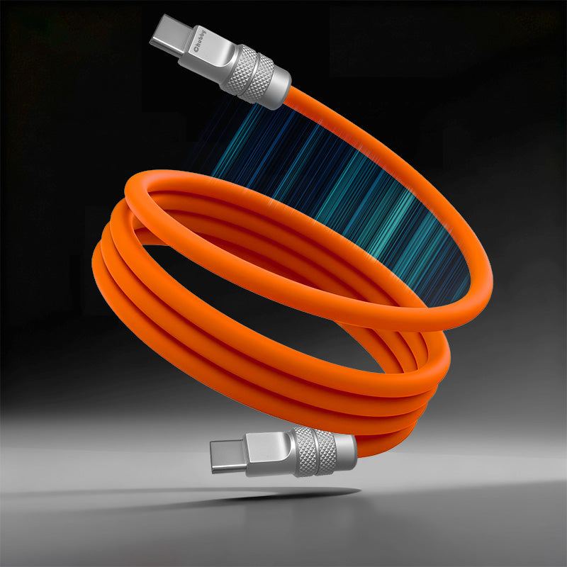 ChubbyCable MagSnap Silicone Classic - Magnetic 240W Easy-Pack Charge Cable