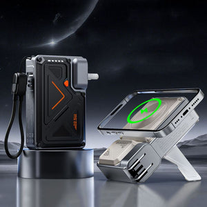 ChubbyPower Magnetic Power Bank ¨C 10,000mAh Power Bank with Wall Plug