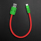 "Color Block Chubby" Power Bank Friendly Cable - More colors
