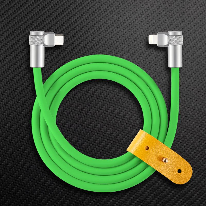 "FlexElbow Pro" 90¡ã Design 240W Fast Charge Cable