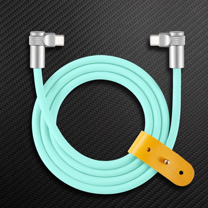 "FlexElbow Pro" 90¡ã Design 240W Fast Charge Cable