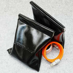 Free ChubbyCable Leather Auto-Close Organizer â€?Stylish, Secure, and Effortless