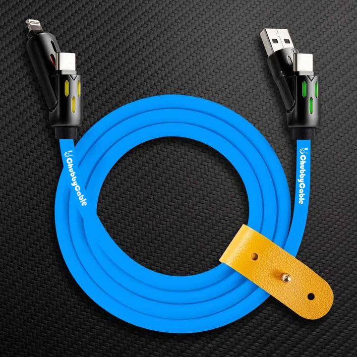 OmniChubby - 240W 4-in-1 Ultimate ChubbyCable With Dynamic Lights