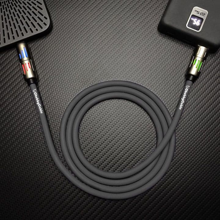 OmniChubby - 240W 4-in-1 Ultimate ChubbyCable With Dynamic Lights