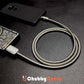 "SteelGuard Max" Ultimate Anti-Bite Reinforced Charging Cable